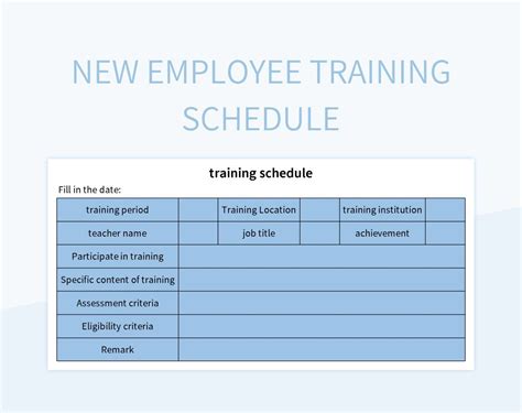 Free Printable Employee Training Plan Templates [Excel, PDF, 41% OFF