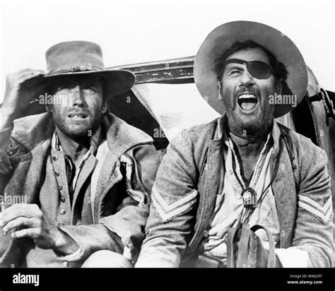 CLINT EASTWOOD and ELI WALLACH in GOOD, THE BAD AND THE UGLY, THE (1966) -Original title: BUONO ...