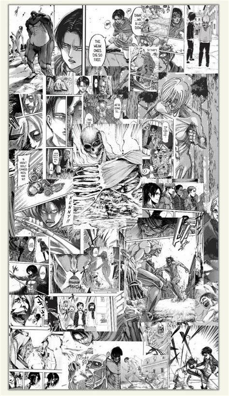 Attack on titan manga panel collage em 2022 | Mangá wallpaper, Animes ...