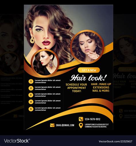 Nail Salon Promotional Flyers - Nail Ftempo