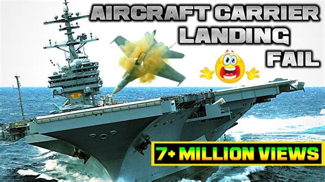 Aircraft Carrier Landing Fail 2018, Landing Gear Failure, Fighter Jet Accidents, Vintage Plane ...