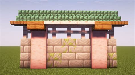 Minecraft Japanese Wall