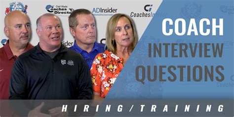 What’s Your Favorite Interview Question? – Athletic Director Compilation – Coaches Insider