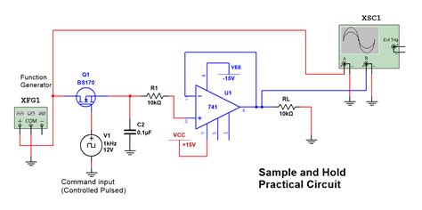 Sample And Hold Circuit | Sample And Hold Circuit Using Op-amp Working