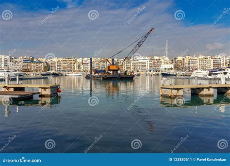 Athens. Port Piraeus. stock image. Image of europe, pireos - 123830511