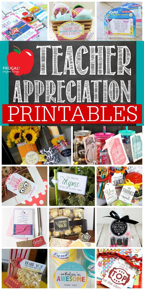 Teacher Appreciation Printables | Ways to Show Your Teacher You Are ...