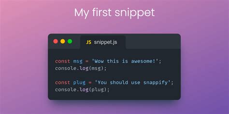 How to easily create an Image from a Code Snippet