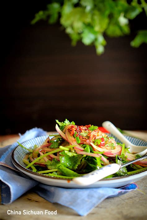 Chinese Coriander Salad - China Sichuan Food