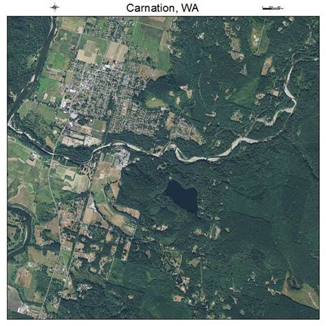 Aerial Photography Map of Carnation, WA Washington