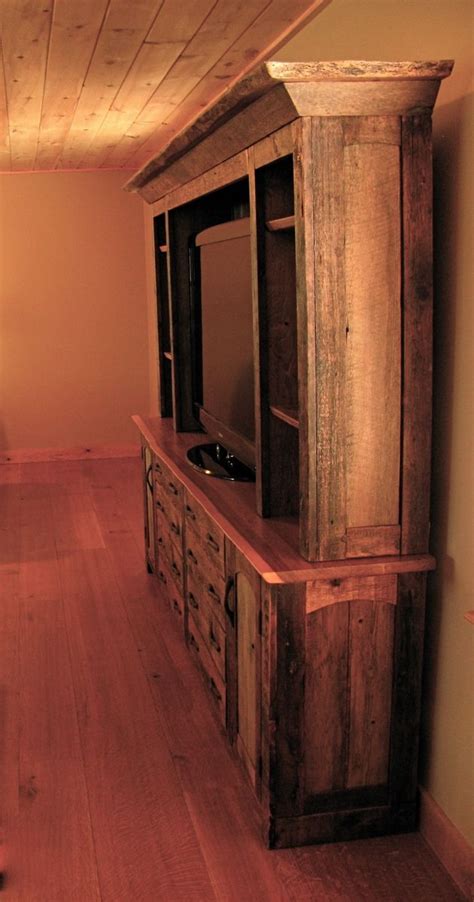 Custom Made Rustic Entertainment Center by Custom Rustic Furniture by Don McAulay Sr.&Jr ...