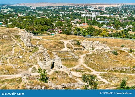 Ruins of Panticapaeum, an Ancient Greek City in Kerch, Crimea Stock Image - Image of crimea ...