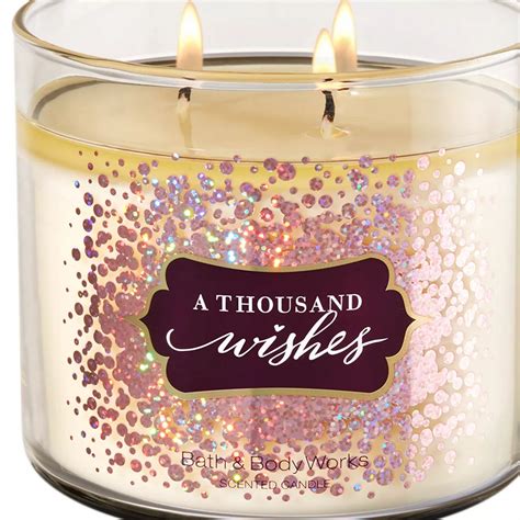 Bath & Body Works A Thousand Wishes 3-wick Candle | Home Fragrances ...