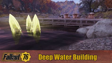 Fallout 76 - Deep Water Building Tip - DIY Camps - YouTube