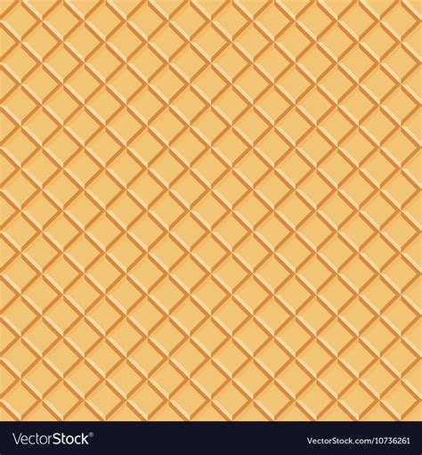 Seamless waffle pattern background eps 10 Vector Image