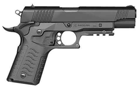 Recover Tactical CC3H-04 Grip & Rail System Gray Polymer Picatinny for Standard Frame 1911 ...