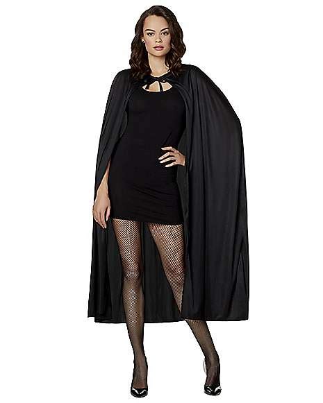 Basic Black Cape - Spirithalloween.com