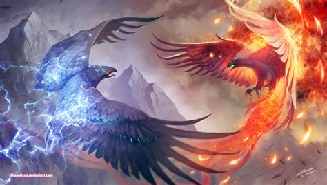 Afbeeldingsresultaat voor thunder phoenix | Mythical creatures fantasy ...