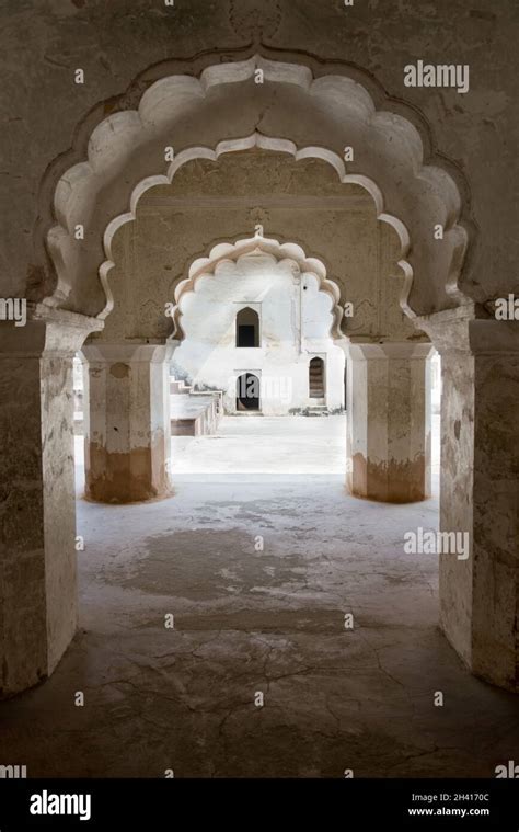 Arches at Raj Mahal Stock Photo - Alamy