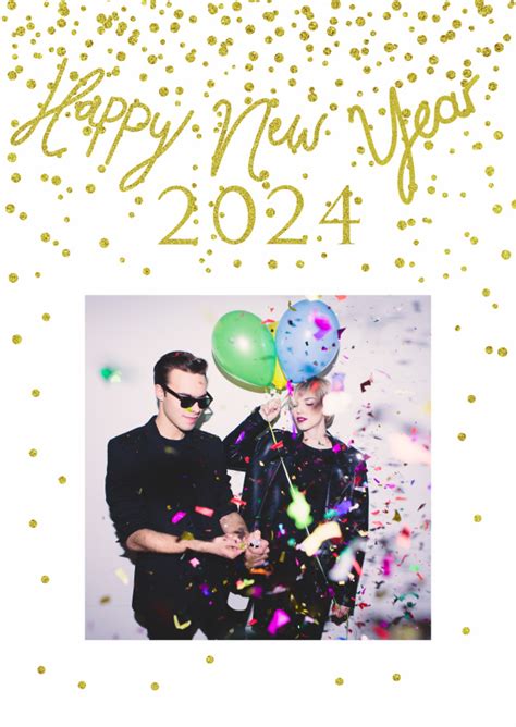 Happy New Year 2024 | Feliz año nuevo 🎆🎉🍾 | Enviar auténticas postales en línea