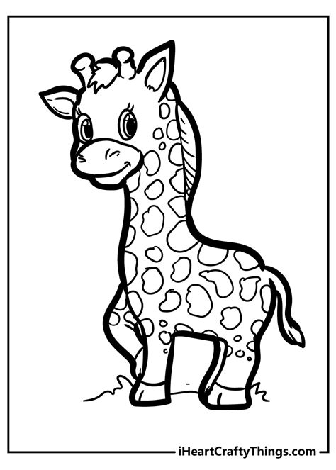 Giraffe Coloring Pages