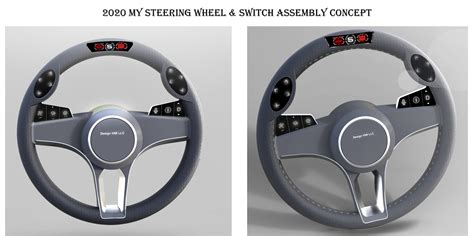 Design HMI | Seamless Steering Wheel Design