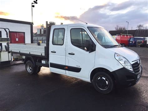 14 Vauxhall Movano 3500 Double Cab Dropside Alloy Tipper | in Kilmaurs, East Ayrshire | Gumtree