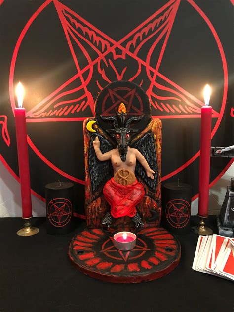 Baphomet Statue Occult Altar Satan Altar Occult Decor Handmade | Etsy ...