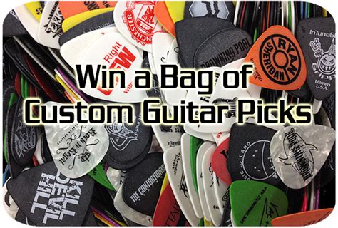 Win a Bag of Custom Guitar Picks