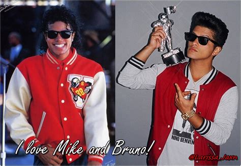 Mike and Bruno - Bruno Mars and Michael Jackson Fan Art (27402552) - Fanpop