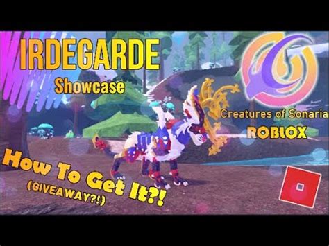 Irdegarde Showcase! HOW TO GET IT // Creatures of Sonaria || Shiny ...