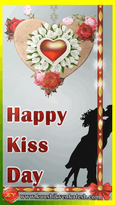 Happy Kiss Day GIF Download - Kaushik Venkatesh