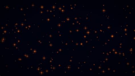 Glowing Orange Stars in Motion | Free Animation Background - YouTube