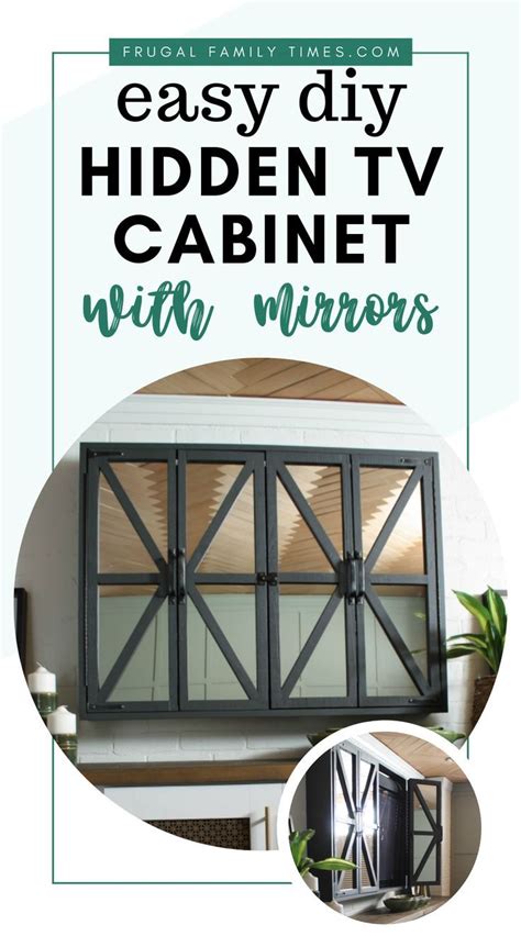 Make a Hidden TV Cabinet with Mirrors (Inspired by Joanna Gaines ...