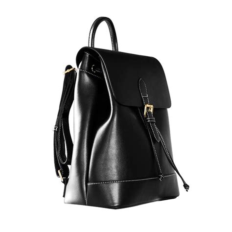 Womens Black Leather Backpack Purse Cute Backpacks for Women ...