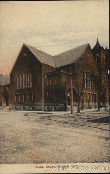 Central Church Rochester, NY Postcard