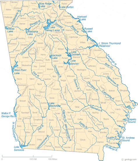 Map of Georgia