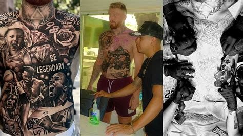 IN PHOTOS: Maxx Crosby shows off stunning front panel tattoo with Kobe Bryant, Michael Jordan ...