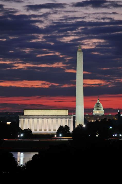 The skyline of Washington DC, USA. #USA #Skyline #WashingtonDC