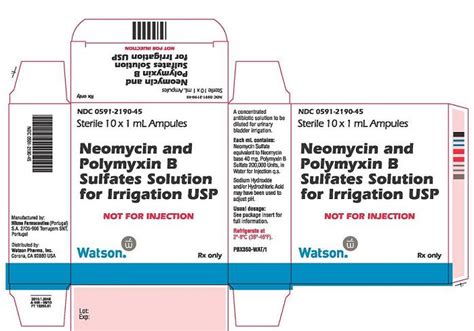 Neomycin and Polymyxin B Sulfates - FDA prescribing information, side ...