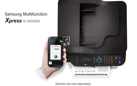 Samsung M2020W Wireless Mono Laser Printer | WiFi, NFC, Mobile Print ...