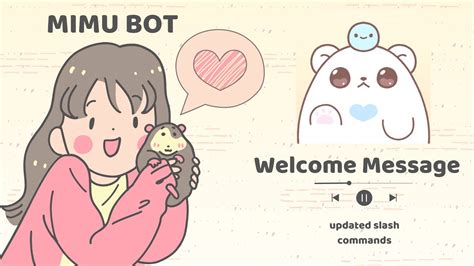 Setting up WELCOME / GREET message │Mimu Bot │Cute, Easy & Detailed│Updated Slash Command - YouTube