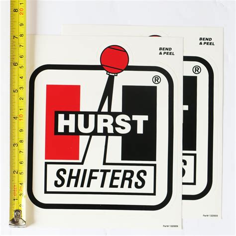 HURST USA Shifter Stickers Vintage Contingency Decals As 8 stickers NEW, Real | eBay