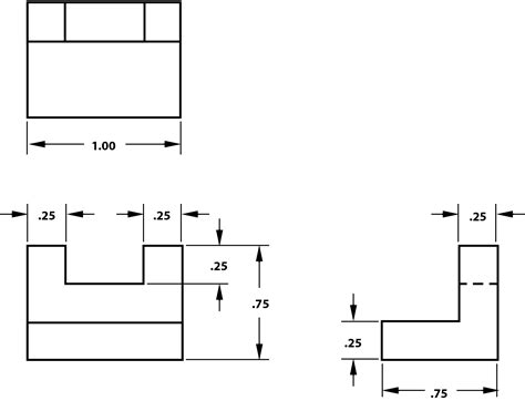 Orthographic Projections With Dimensions - Wisc-Online OER