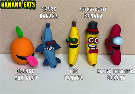 Roblox Banana Eats Figures/magnets - Etsy