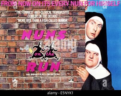 NUNS ON THE RUN (1990) ROBBIE COLTRANE, ERIC IDLE NSR 001 Stock Photo: 29194506 - Alamy