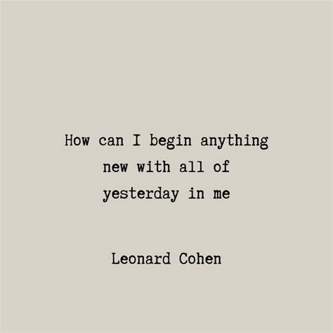 Leonard cohen quotes – Artofit