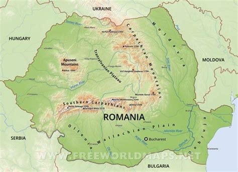 Romania Maps - by Freeworldmaps.net