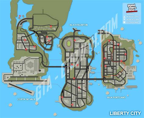 Gta Liberty City Stories Map