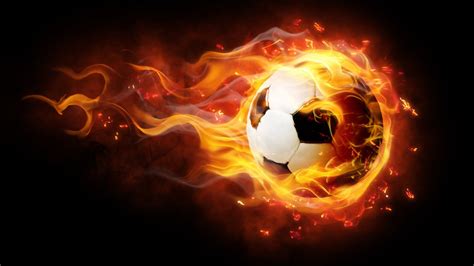 Flaming Soccer Ball Wallpaper (55+ images)