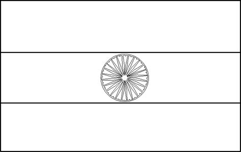 Indian Flag Drawing For Colouring / Indian flag color palette created ...